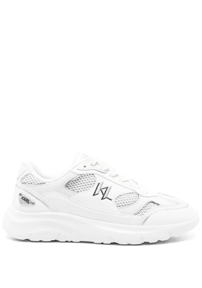 Karl Lagerfeld embroidered-logo sneakers - White