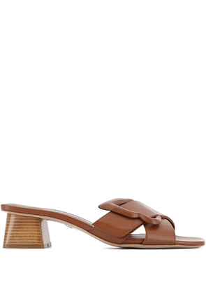Sophia Webster 50mm Blair buckle heeled sandals - Brown