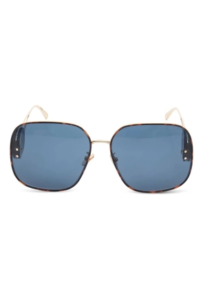 Christian Dior Pre-Owned 2020S Bobby S1U logo geometric sunglasses - Blue