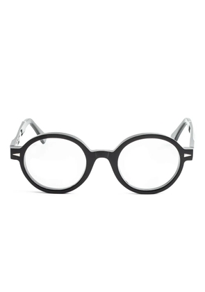Ahlem round-frame glasses - Black