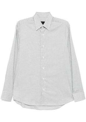 Brioni checked shirt - Green