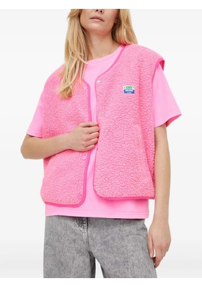American Vintage press-stud gilet - Pink