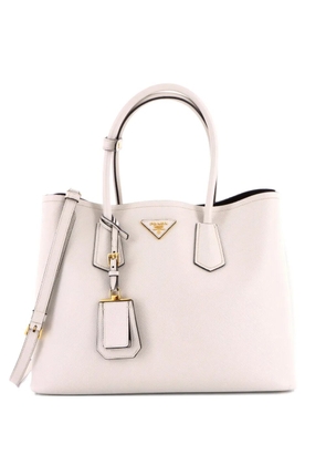 Prada Pre-Owned Cuir Double Saffiano Leather Large tote bag - Neutrals