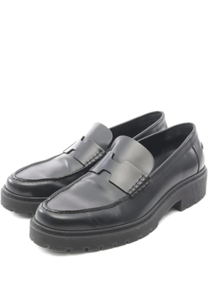Hermès Pre-Owned 2000s leather loafers - Black