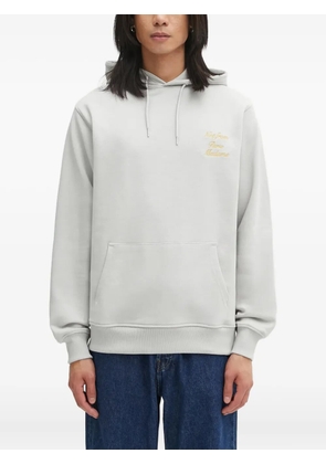 Drôle De Monsieur drawstring hoodie - Grey