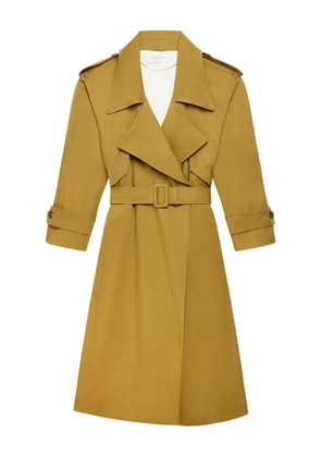 Another Tomorrow belted trench coat - Neutrals