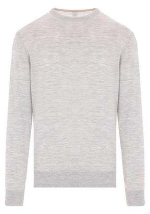 Eleventy ribbed-trim sweater - Grey