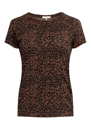 rag & bone animal-print T-shirt - Brown