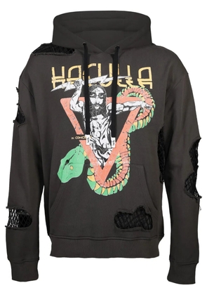 Haculla In Concert distressed-effect hoodie - Grey