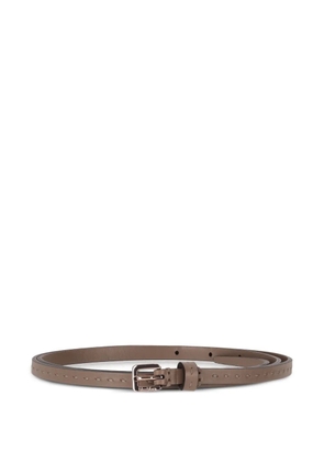 Max Mara stitched-detail belt - Brown