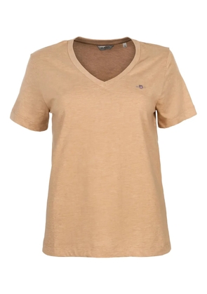Gant V-neck T-shirt - Neutrals