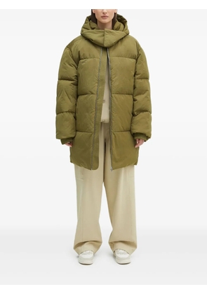 Pangaia hooded puffer jacket - Green