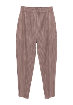 Pleats Please Issey Miyake Thicker trousers - Brown