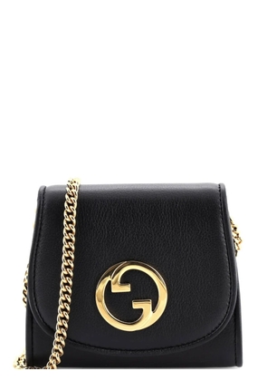Gucci Pre-Owned Blondie NM Wallet on Chain Leather Medium crossbody bag - Black