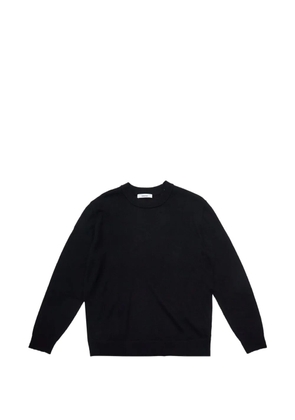 SELECTED ribbed merino-wool sweater - Black