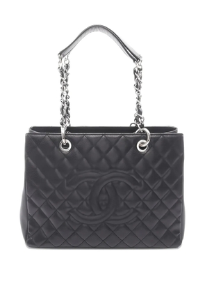 CHANEL Pre-Owned 2013-2014 Matelasse chain tote-bag - Black