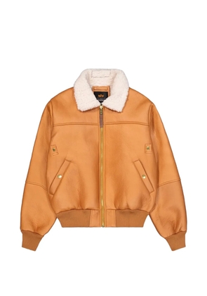 Alpha Industries B-15 Mod zip-up jacket - Brown