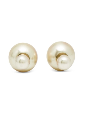 Christian Dior Pre-Owned Tribales faux-pearl earrings - Neutrals