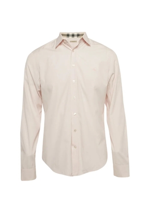 Burberry Pre-Owned check-collar shirt - Pink