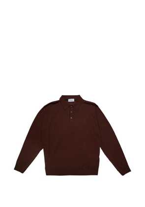 Diana Studio long-sleeve polo shirt - Brown