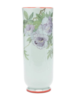 Pierre-Louis Mascia floral-print vase (33cm x 10cm) - Blue