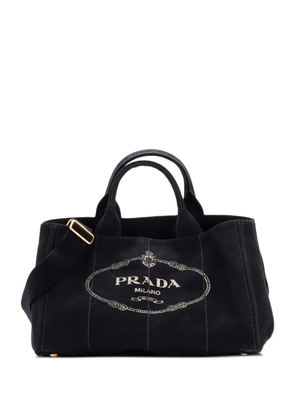 Prada Pre-Owned Canapa Convertible Canvas Medium tote bag - Black