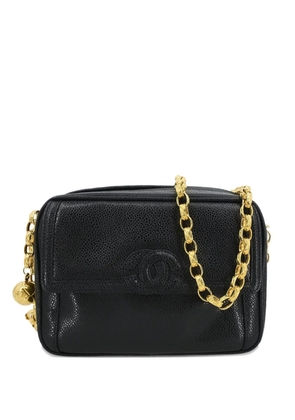 CHANEL Pre-Owned 1992 chain caviar mini bag - Black