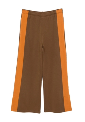 Qasimi side strip track pants - Brown