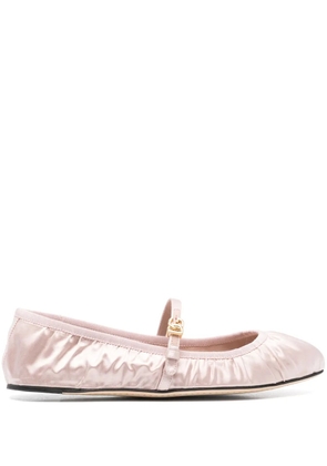 Dolce & Gabbana satin ballet flats - Pink