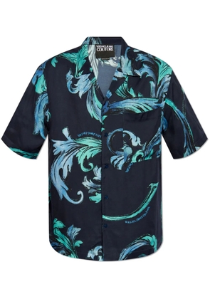 Versace Jeans Couture Barocco-print shirt - Blue