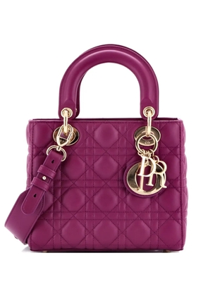 Christian Dior Pre-Owned My ABCDior Lady Dior Bag Cannage Quilt Lambskin crossbody bag - Purple