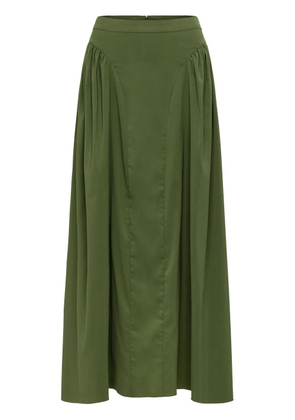 AZEEZA Seraphine midi skirt - Green