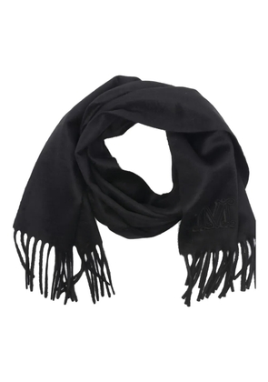 Max Mara WSDALIA logo-detail scarf - Black