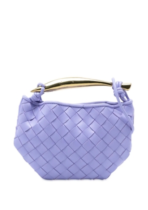 Bottega Veneta Pre-Owned 2012-2025 Baby Lambskin Intrecciato Sardine satchel - Purple