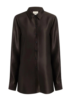 KHAITE Auryn shirt - Brown