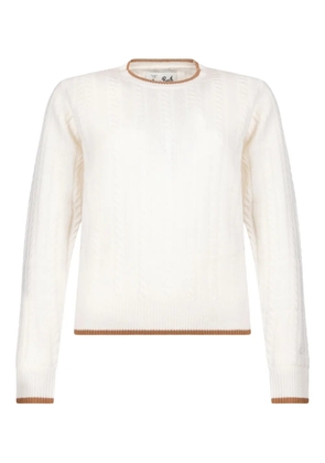 MC2 Saint Barth cable-knit sweater - White