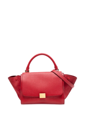 Celine Pre-Owned 2010-2025 Medium Leather Trapeze satchel - Red