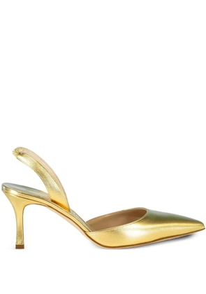 Manolo Blahnik 70mm Carolyne pumps - Gold