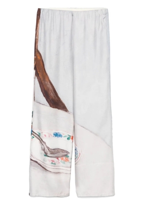 Nanushka Milon flared trousers - Grey