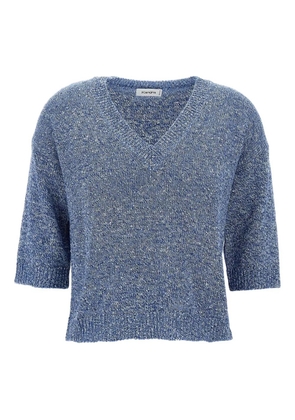 Kangra V-neck jumper - Blue