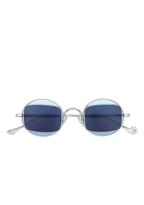 Eyepetizer round-frame sunglasses - Silver