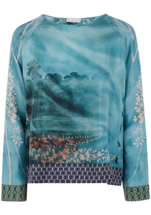 Pierre-Louis Mascia Aloe blouse - Blue