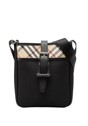 Burberry Pre-Owned 2000-2017 Nova Check Trimmed Canvas crossbody bag - Black