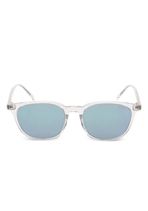 Christian Dior Pre-Owned 2020s rectangle-frame sunglasses - Blue