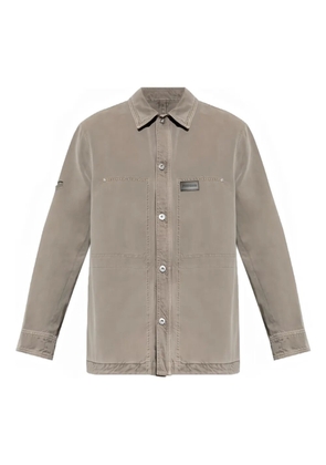 Ferragamo patch-pocket shirt - Grey