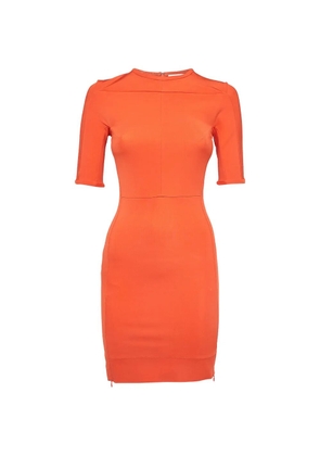 Diane Von Furstenberg Vintage knitted mini dress - Orange