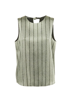 Emporio Armani Pre-Owned lurex striped top - Gold