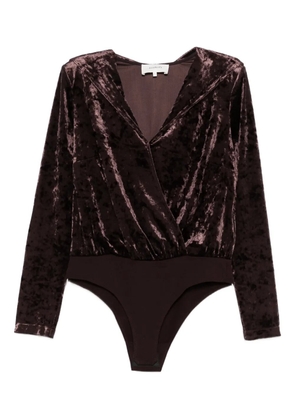 Ba&Sh V-neck bodysuit - Brown