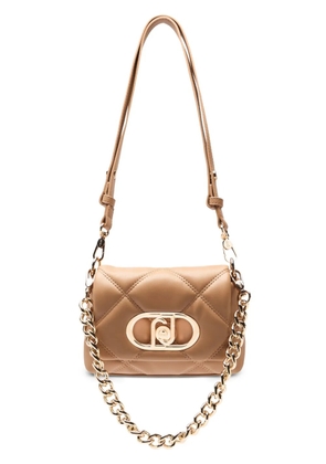 LIU JO LaPuffy quilted chain shoulder bag - Neutrals