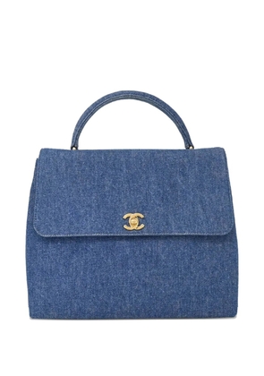 CHANEL Pre-Owned 1998 denim handbag - Blue